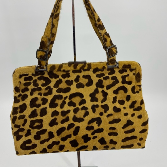 Prada cheetah pony hair bag